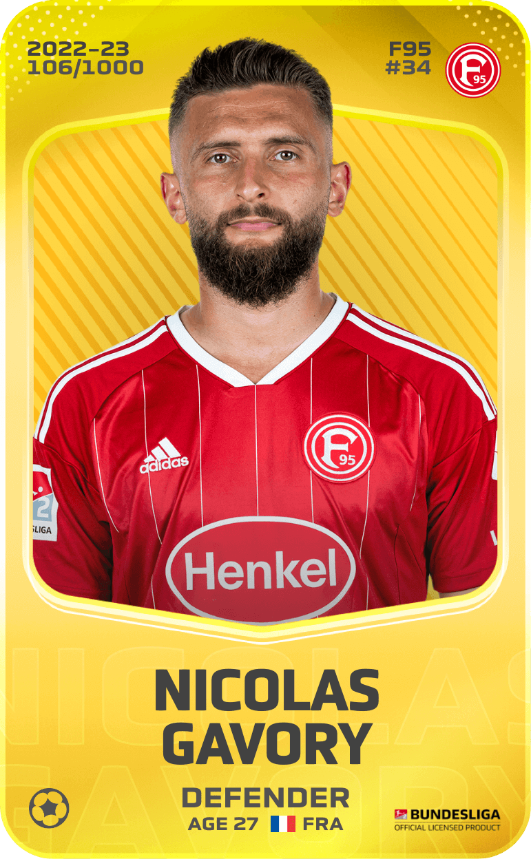 Nicolas Gavory 2022-23 • Limited 106/1000
