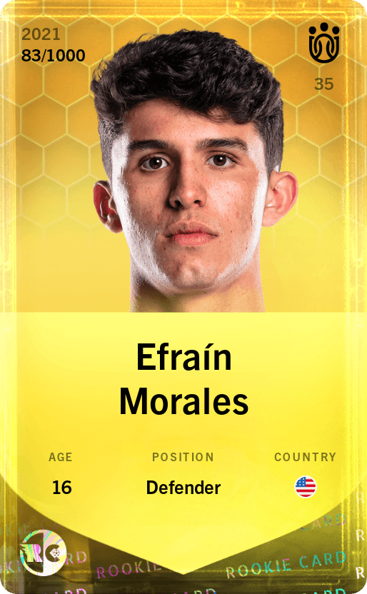 Efraín Morales 2021-22 • Limited 83/1000