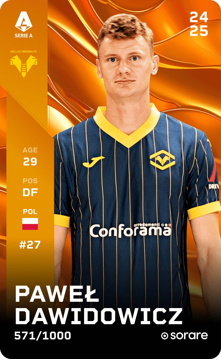 Paweł Dawidowicz 2024-25 • Limited 571/1000