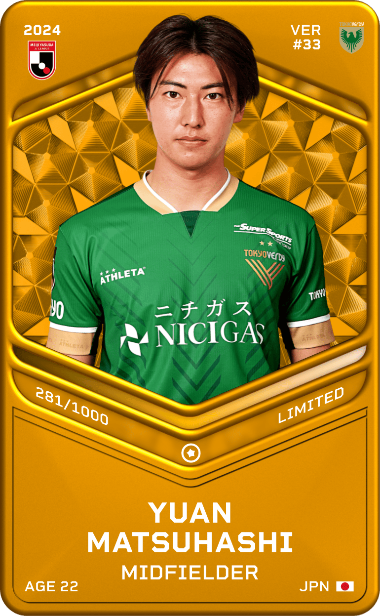 Yuan Matsuhashi 2024-25 • Limited 281/1000