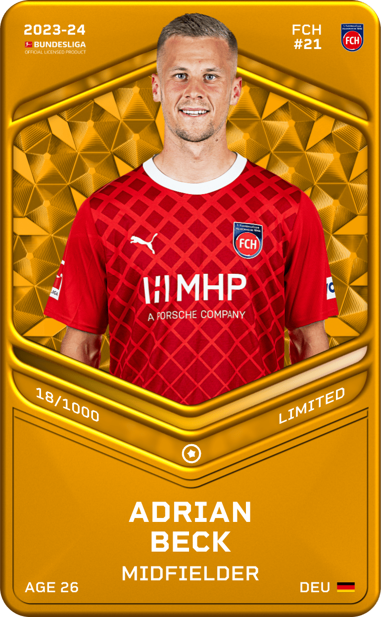 Adrian Beck 2023-24 • Limited 18/1000