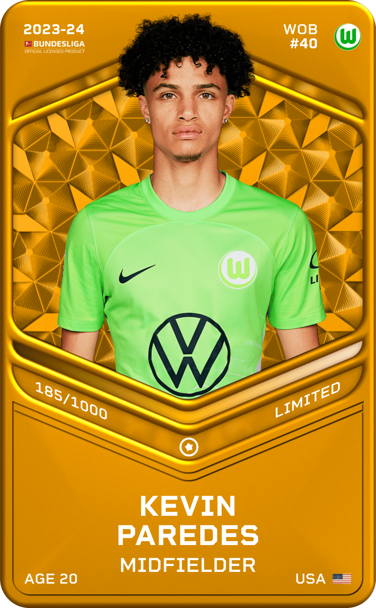 Kevin Paredes 2023-24 • Limited 185/1000