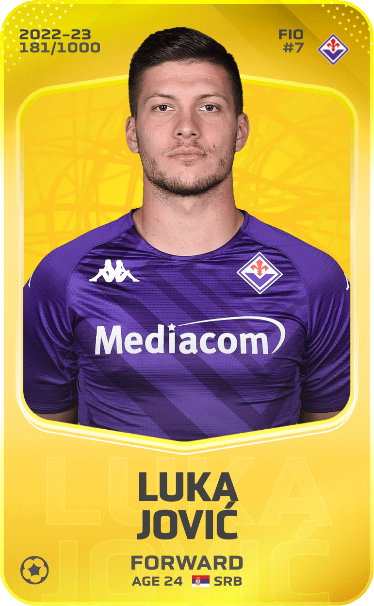 Luka Jović 2022-23 • Limited 181/1000
