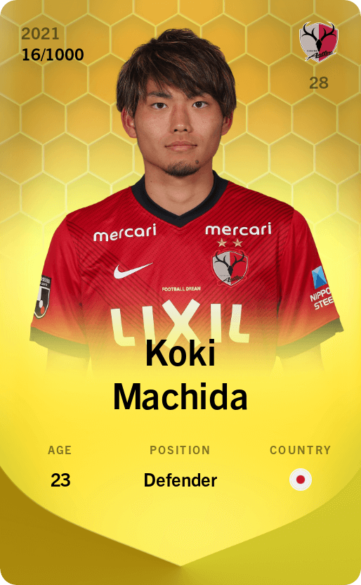 Koki Machida 2021-22 • Limited 16/1000
