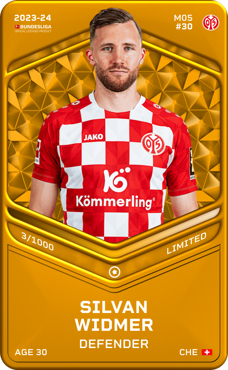 Silvan Widmer 2023-24 • Limited 3/1000