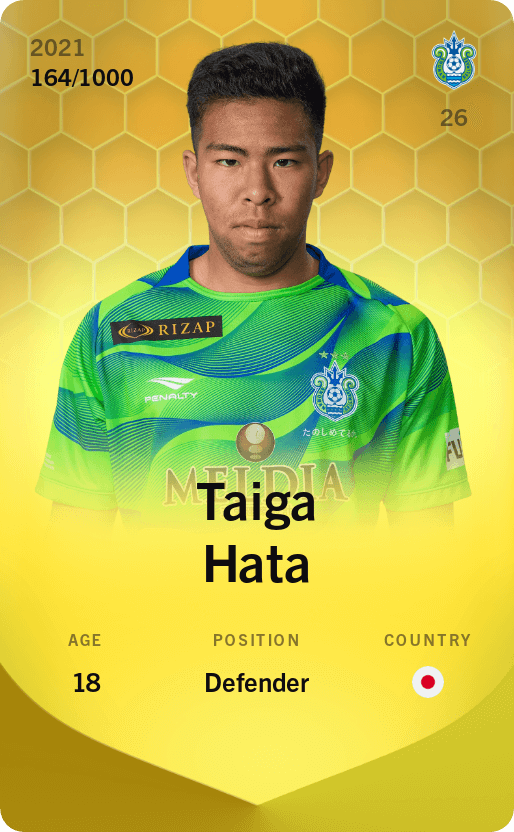 Taiga Hata 2021-22 • Limited 164/1000