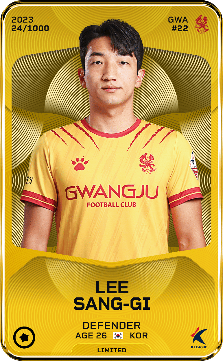Lee Sang-Gi 2023-24 • Limited 24/1000
