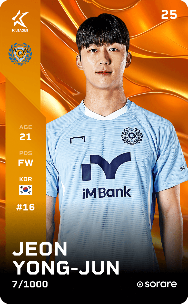 Jeon Yong-Jun 2025-26 • Limited 7/1000