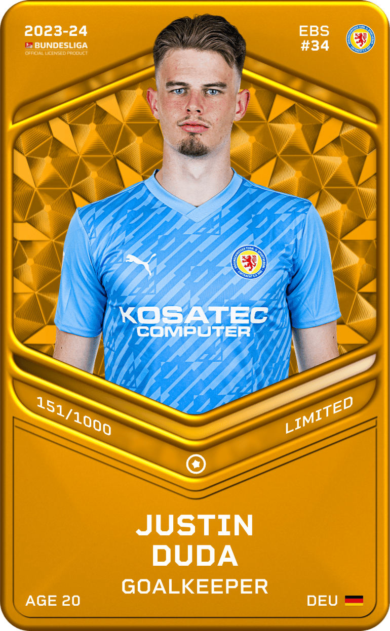 Justin Duda 2023-24 • Limited 151/1000