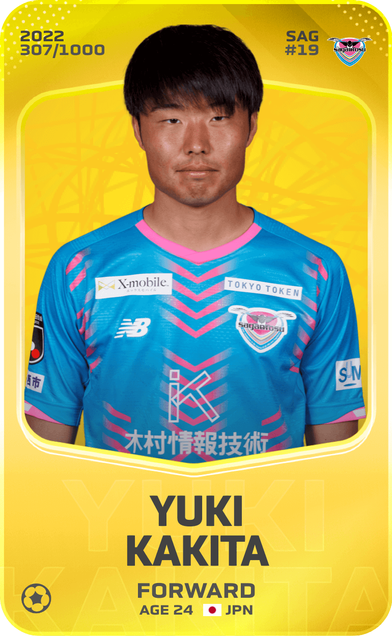Yuki Kakita 2022-23 • Limited 307/1000