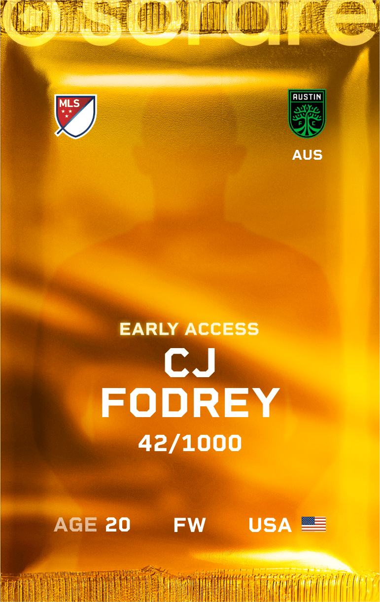 CJ Fodrey 2025-26 • Limited 42/1000
