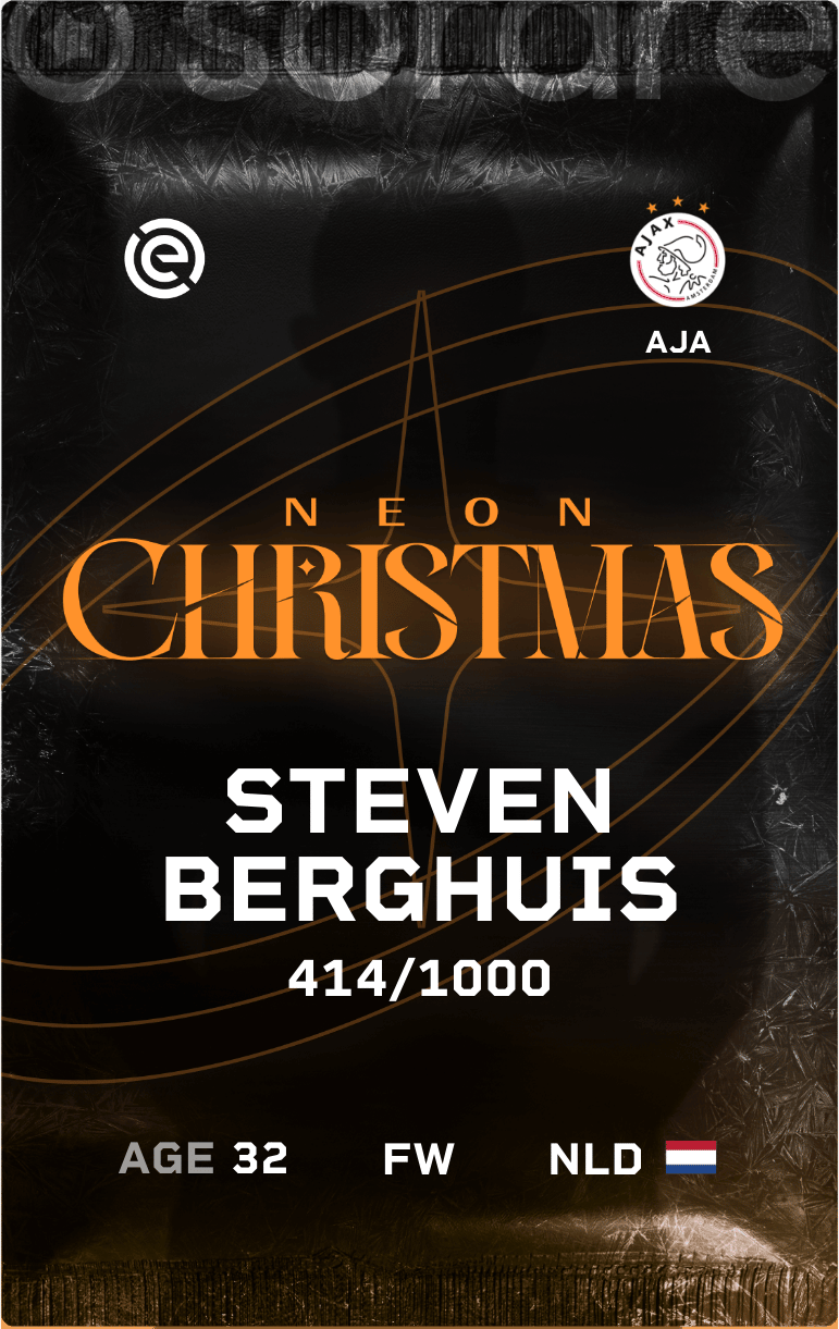 Steven Berghuis 2024-25 • Limited 414/1000