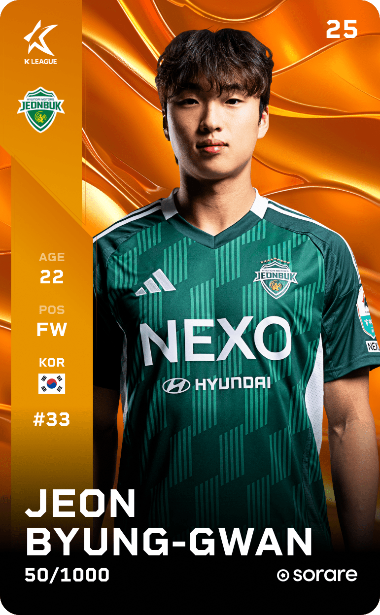 Jeon Byung-Kwan 2025-26 • Limited 50/1000