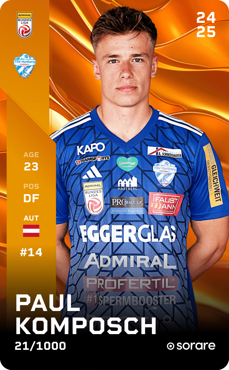 Paul Komposch 2024-25 • Limited 21/1000