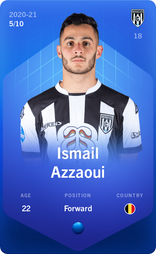 Sorare - Sorare Official - Ismail Azzaoui 2020-21 • Super Rare 5/10 - NFT # 667167148374036605701992679309965564234796724249627054582066437986459176748