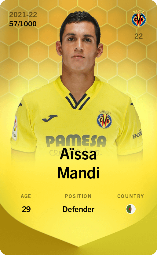 Aïssa Mandi 2021-22 • Limited 57/1000