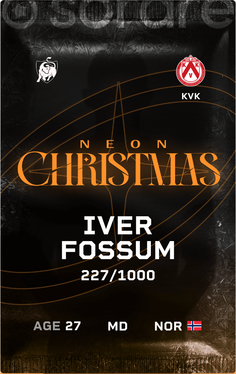 Iver Fossum 2024-25 • Limited 227/1000