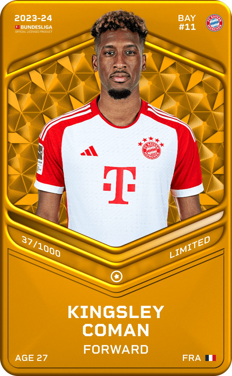 Kingsley Coman 2023-24 • Limited 37/1000