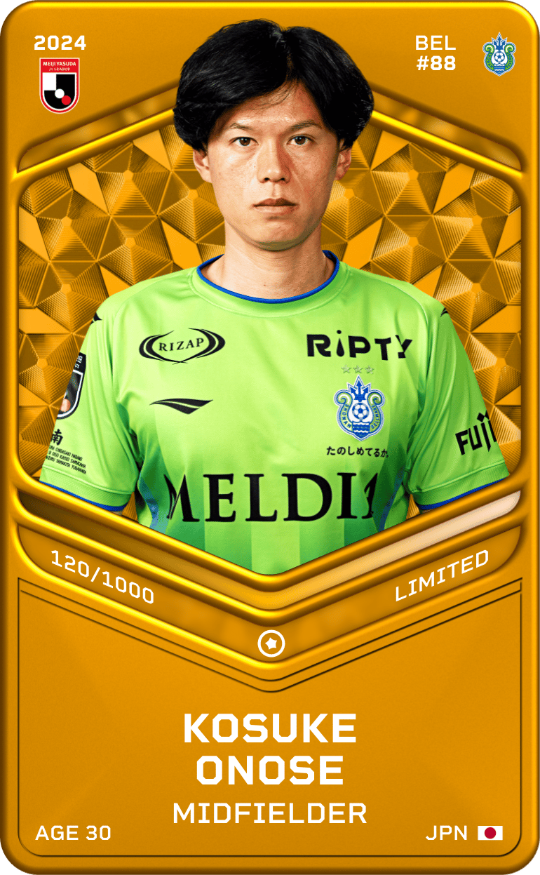 Kosuke Onose 2024-25 • Limited 120/1000