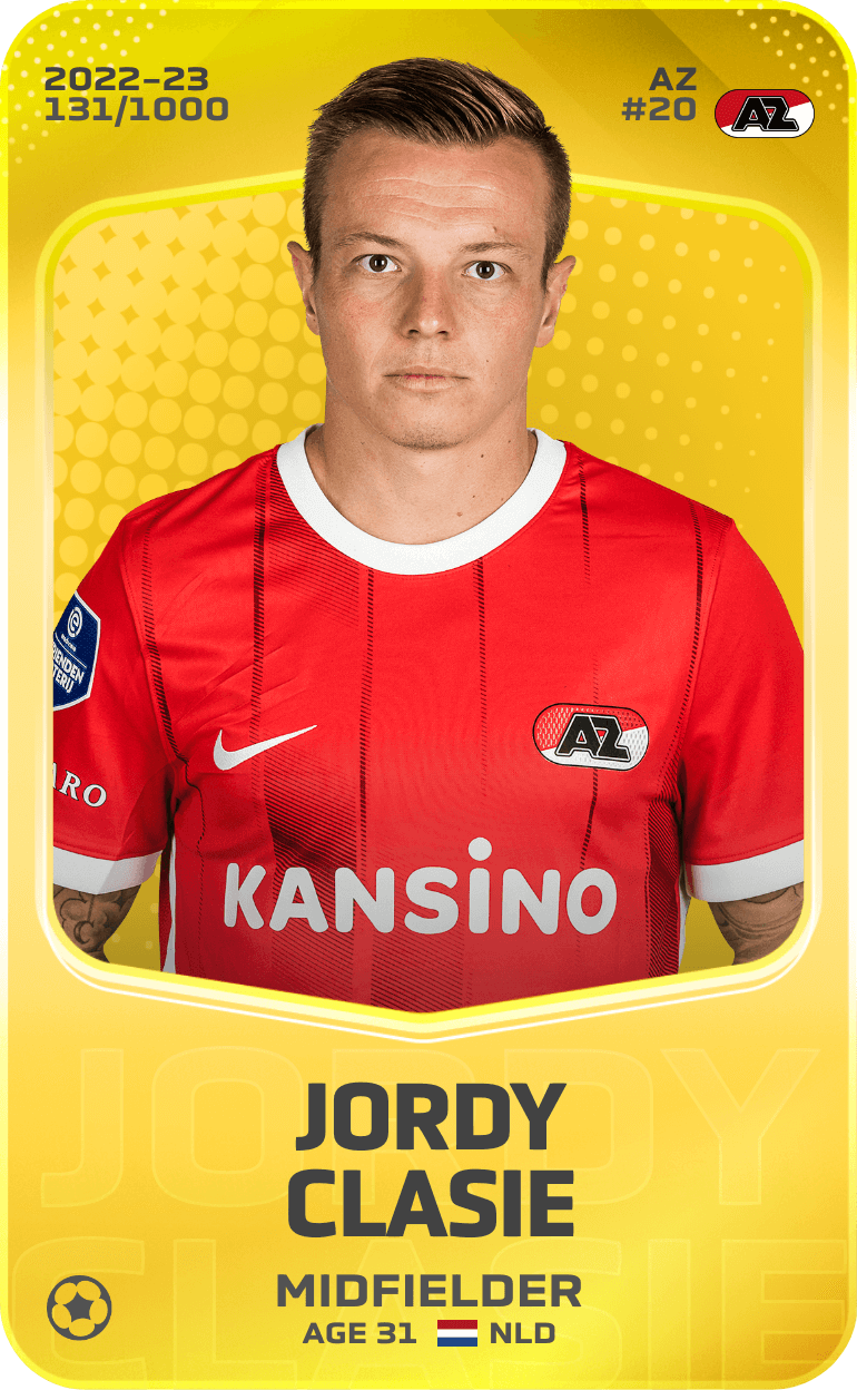 Jordy Clasie 2022-23 • Limited 131/1000