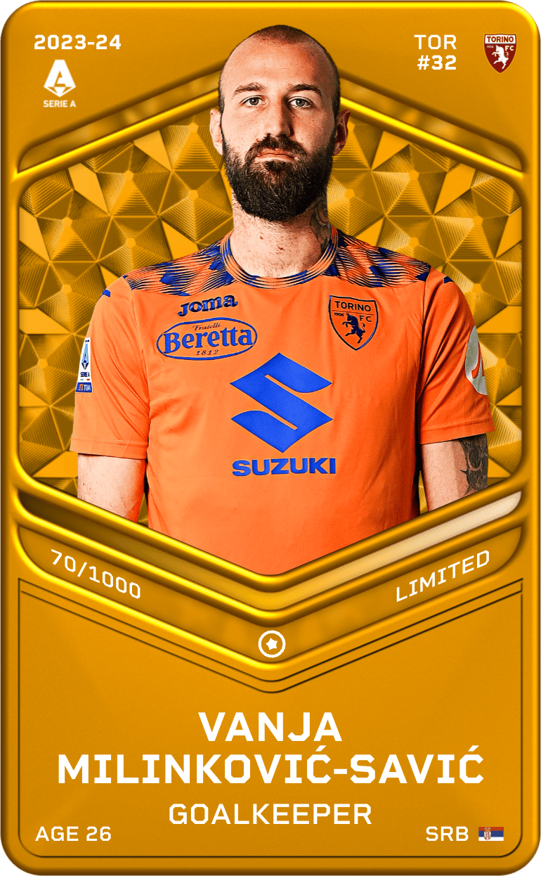 Vanja Milinković-Savić 2023-24 • Limited 70/1000