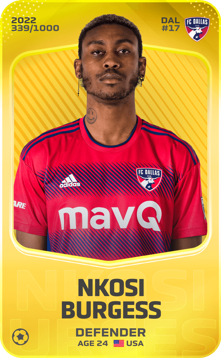 Nkosi Burgess 2022-23 • Limited 339/1000