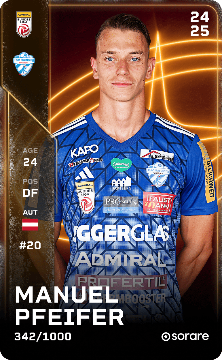 Manuel Pfeifer 2024-25 • Limited 342/1000