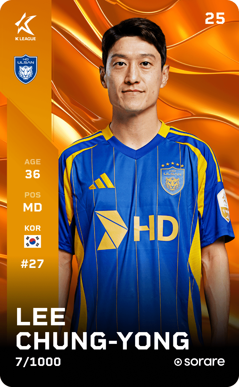 Lee Chung-Yong 2025-26 • Limited 7/1000