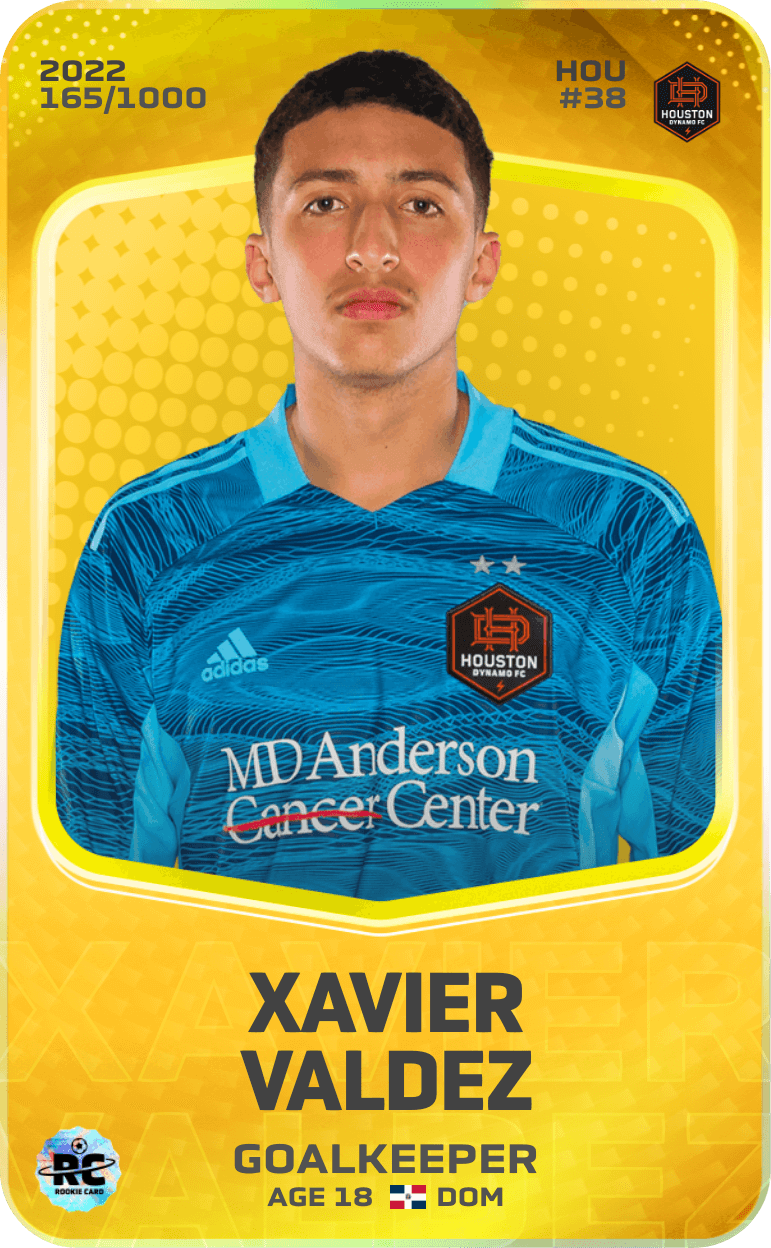 Xavier Valdez 2022-23 • Limited 165/1000