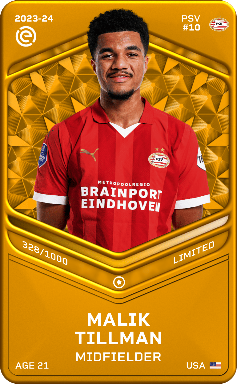 Malik Tillman 2023-24 • Limited 328/1000