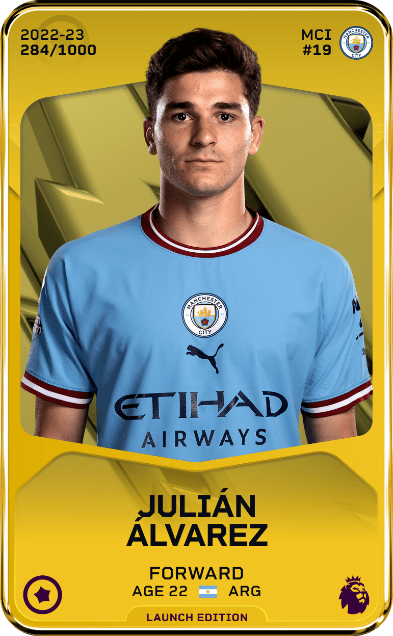 Julián Álvarez 2022-23 • Limited 284/1000
