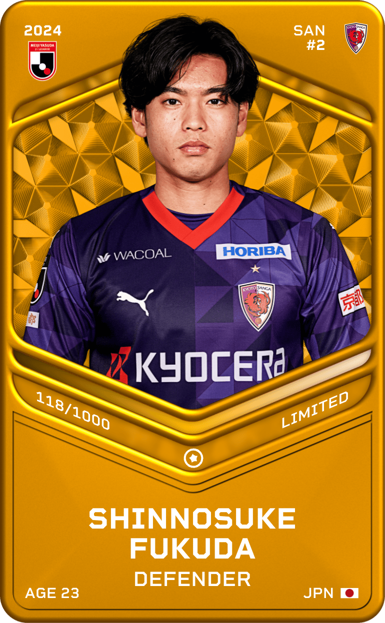 Shinnosuke Fukuda 2024-25 • Limited 118/1000