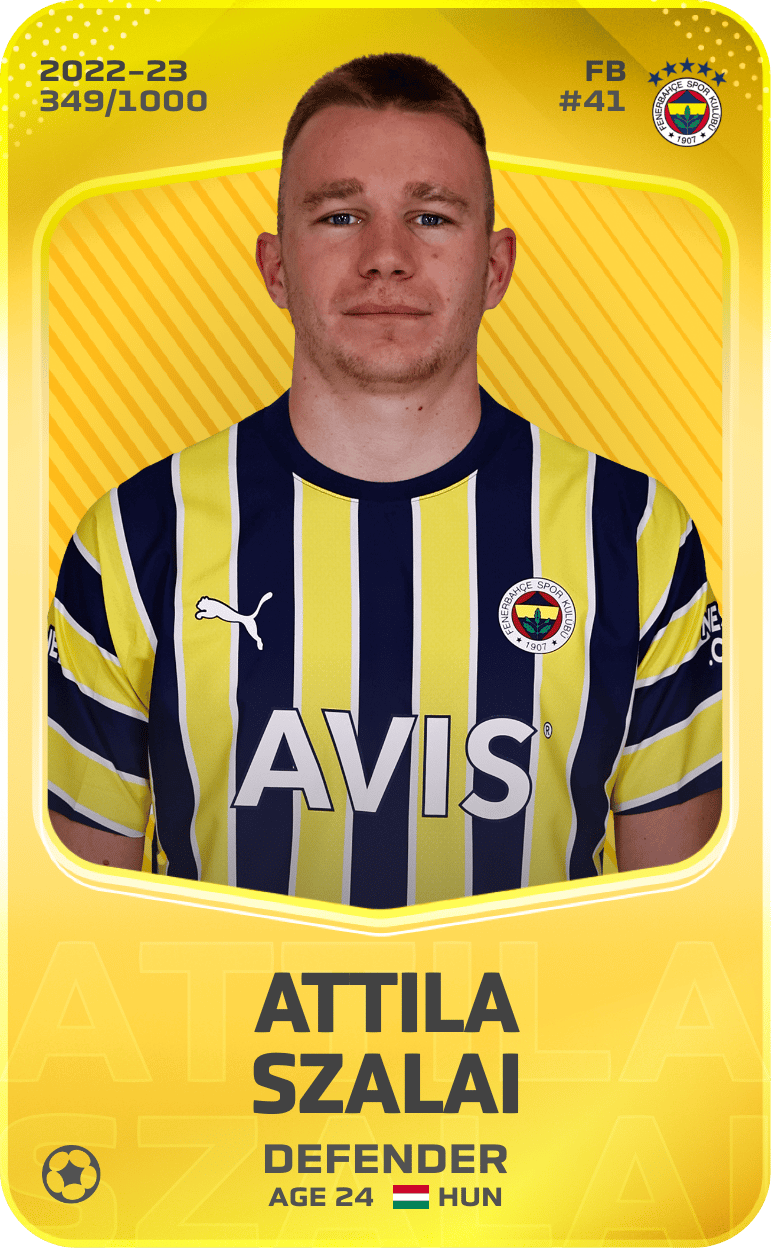 Attila Szalai 2022-23 • Limited 349/1000