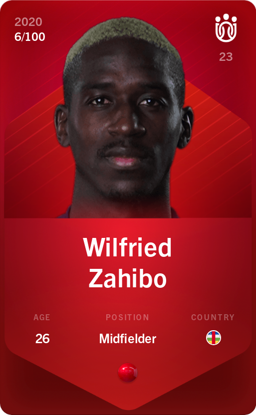 Sorare - Sorare Official - Wilfried Zahibo 2020-21 • Rare 6/100 - NFT # 104428604978493562579302472068035910383135751994492425816759036107692041800789