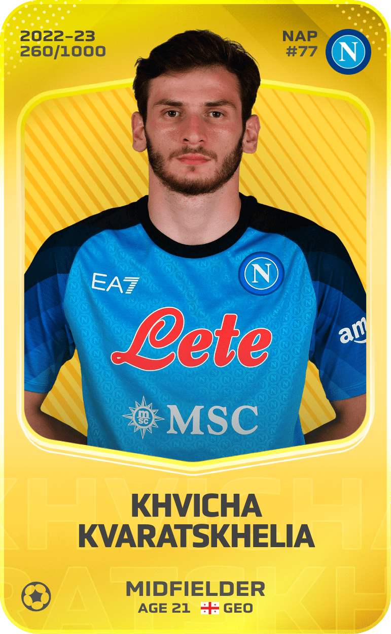 Khvicha Kvaratskhelia 2022-23 • Limited 260/1000