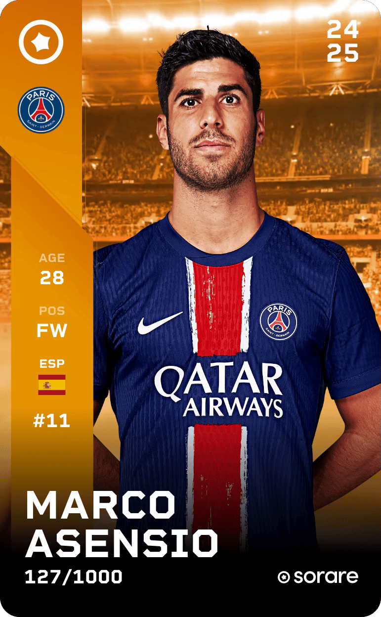 Marco Asensio 2024-25 • Limited 127/1000