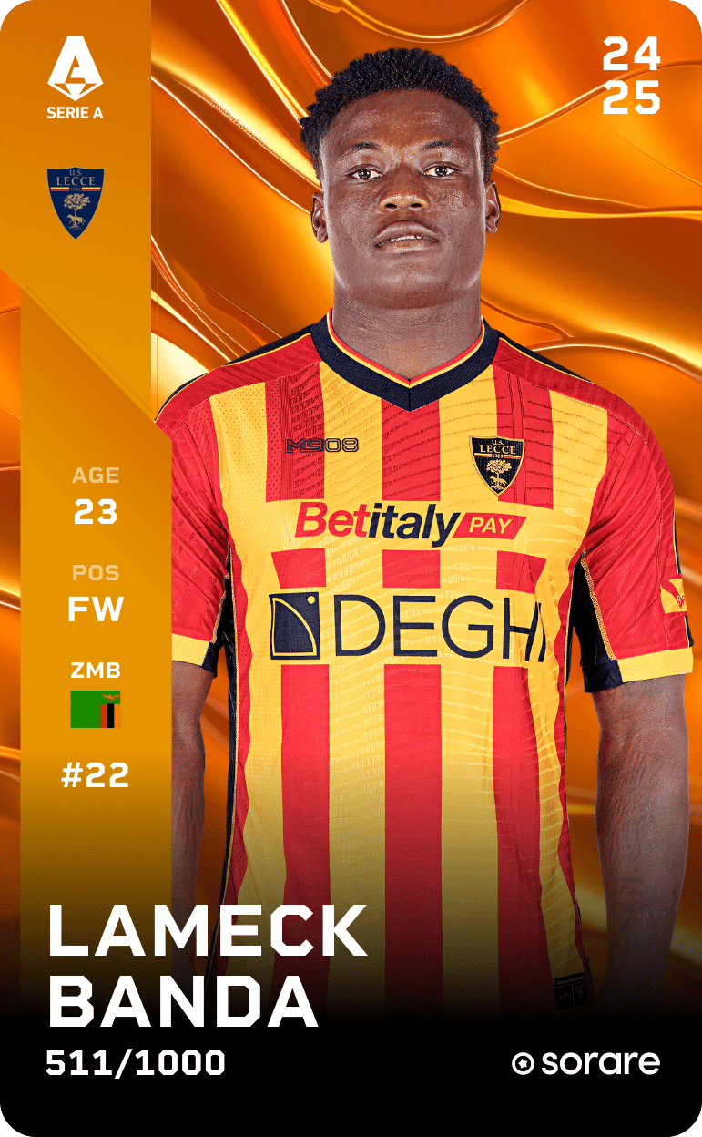 Lameck Banda 2024-25 • Limited 511/1000