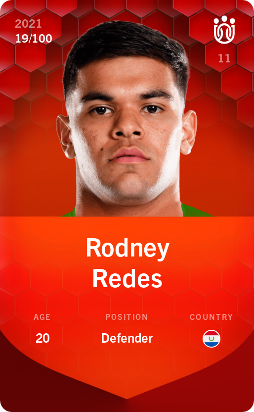 Sorare - Sorare Official - Rodney Redes 2021-22 • Rare 19/100 - NFT # 52736124354598754771238690358870825882319245814443229589303989957743123065948