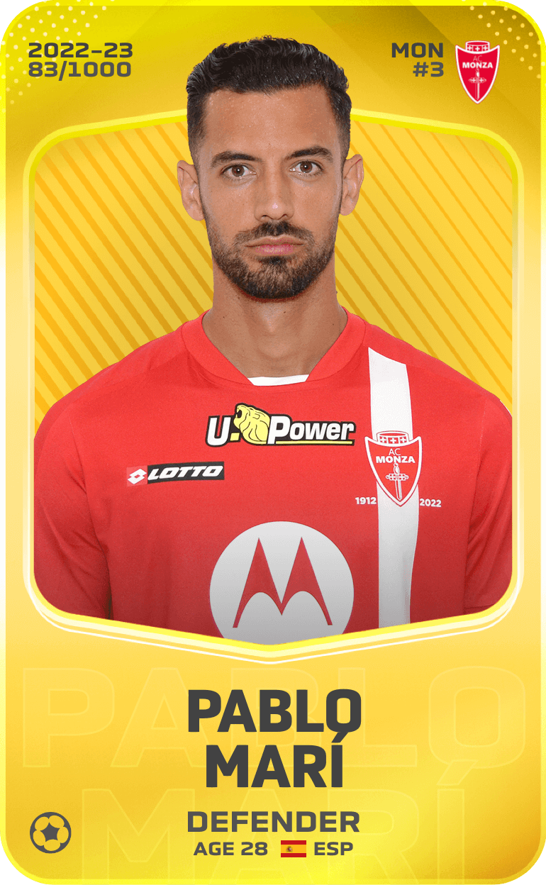 Pablo Marí 2022-23 • Limited 83/1000