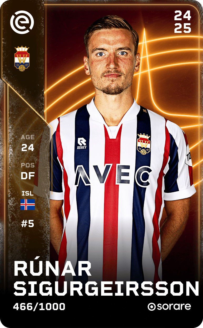 Rúnar Sigurgeirsson 2024-25 • Limited 466/1000