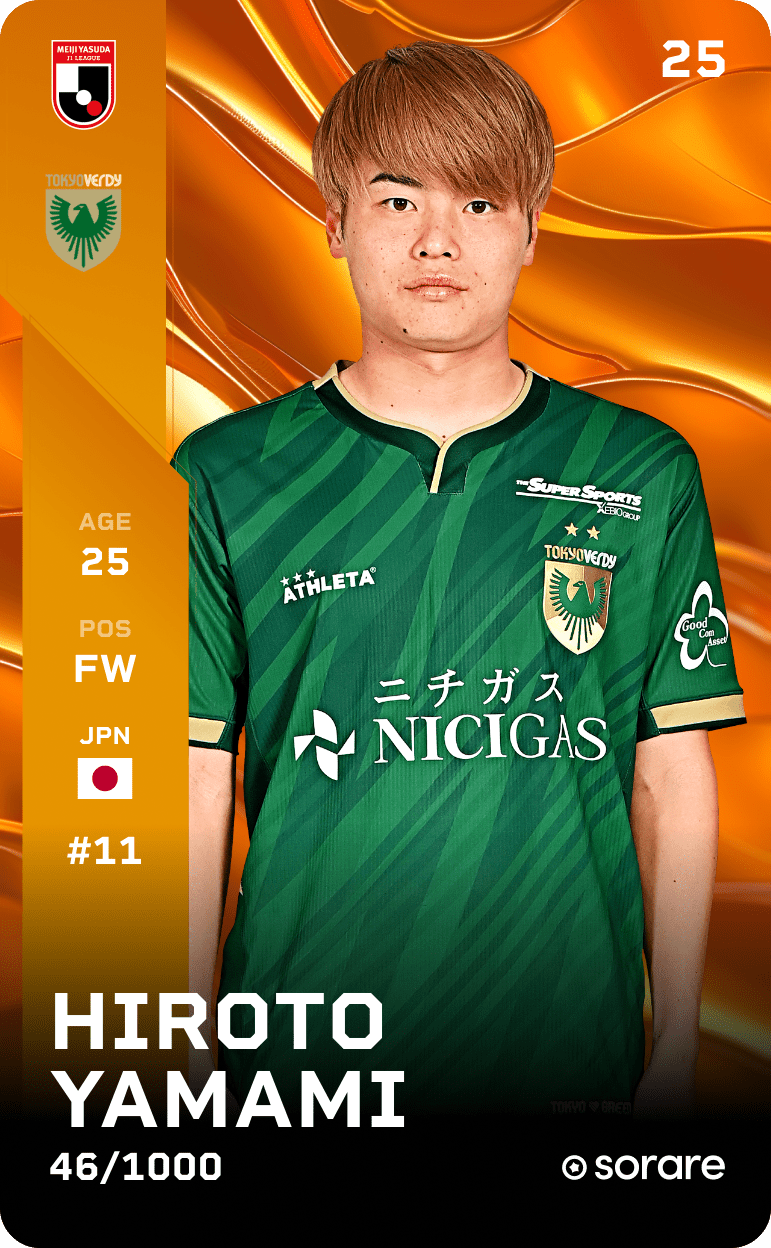 Hiroto Yamami 2025-26 • Limited 46/1000