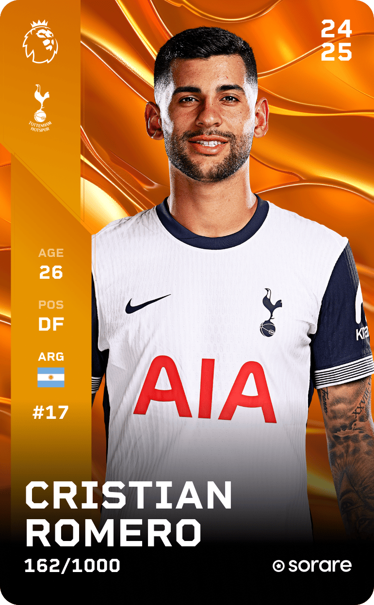 Cristian Romero 2024-25 • Limited 162/1000