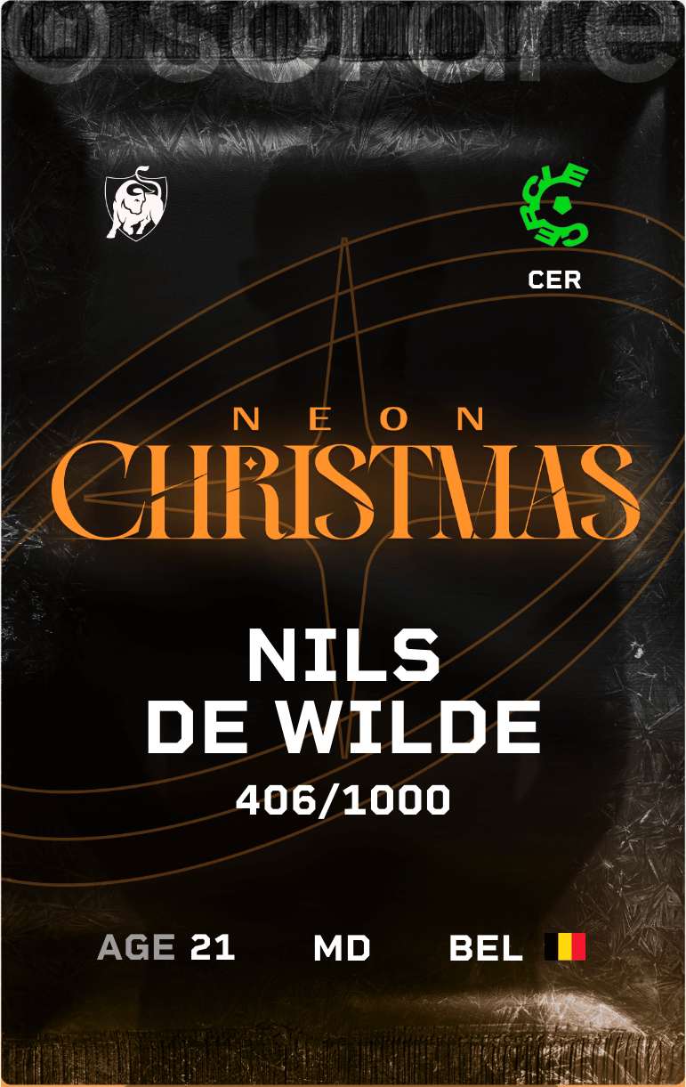 Nils De Wilde 2024-25 • Limited 406/1000
