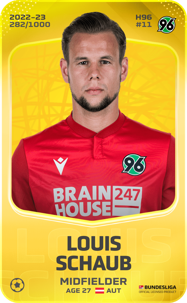 Louis Schaub 2022-23 • Limited 282/1000