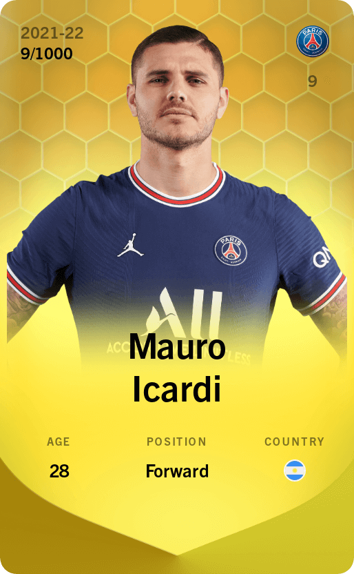 Mauro Icardi 2021-22 • Limited 9/1000