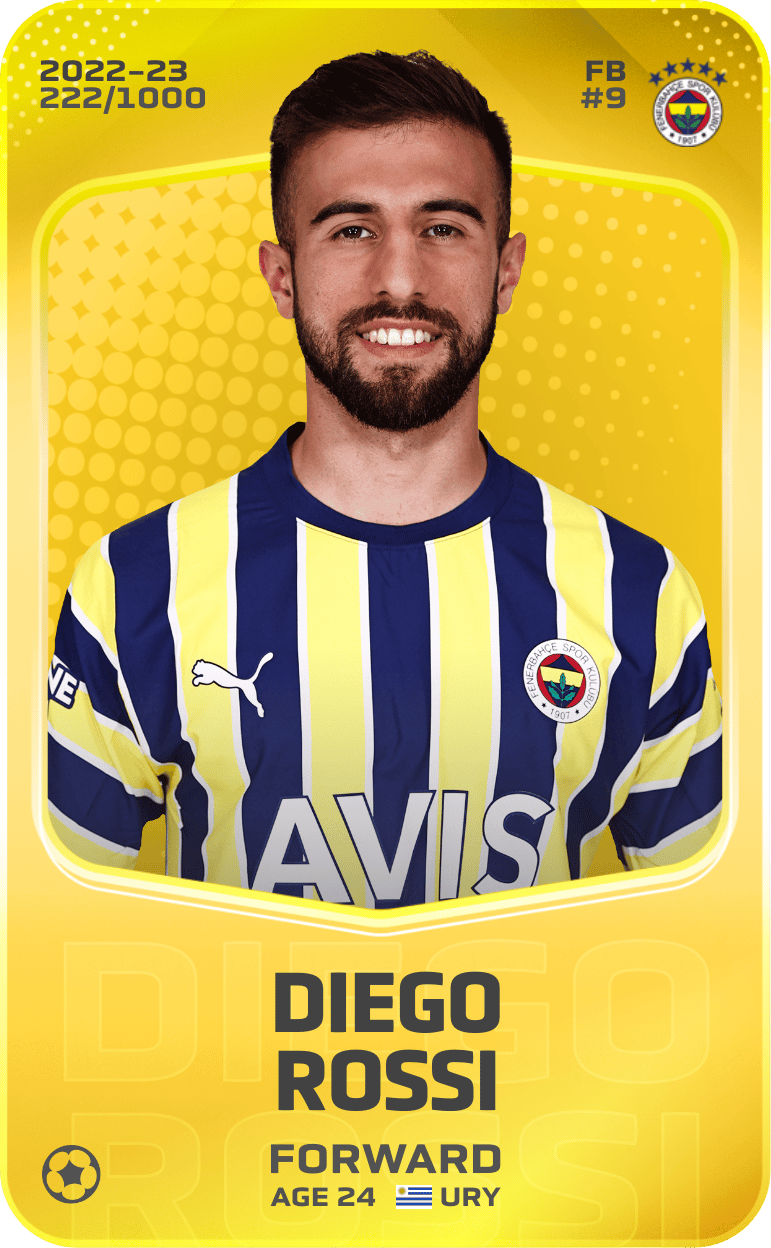 Diego Rossi 2022-23 • Limited 222/1000