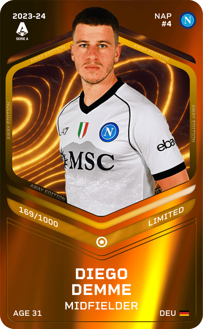 Diego Demme 2023-24 • Limited 169/1000