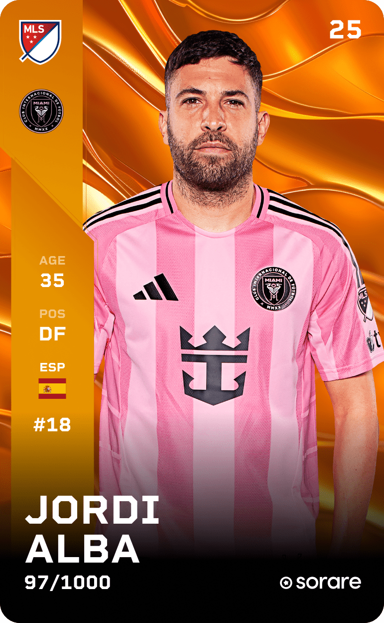 Jordi Alba 2025-26 • Limited 97/1000