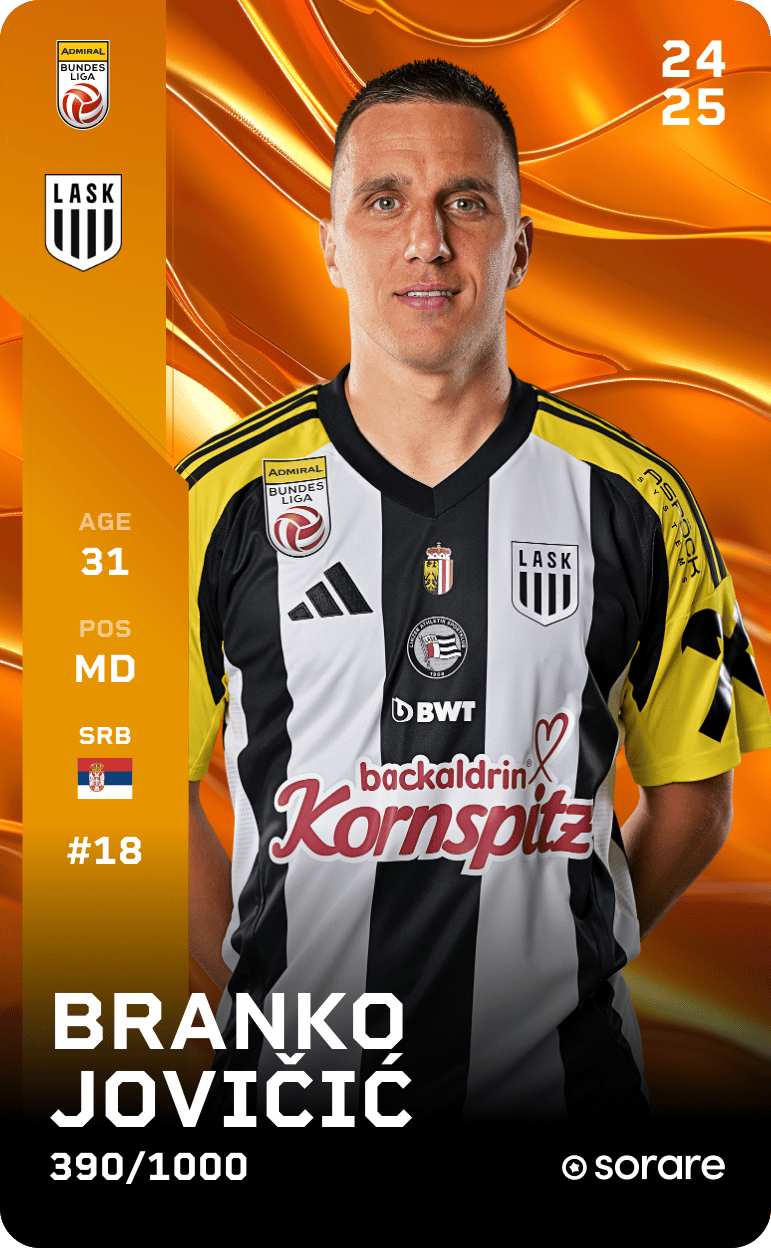 Branko Jovičić 2024-25 • Limited 390/1000