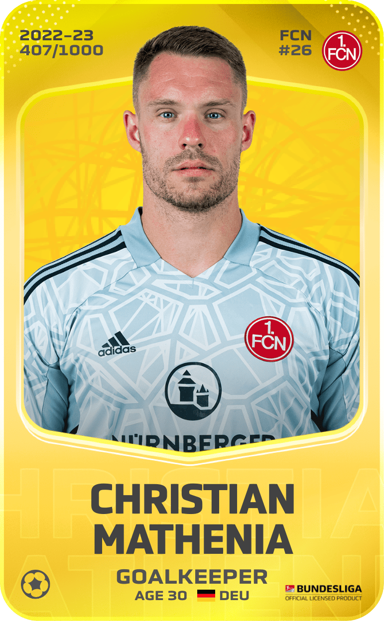 Christian Mathenia 2022-23 • Limited 407/1000